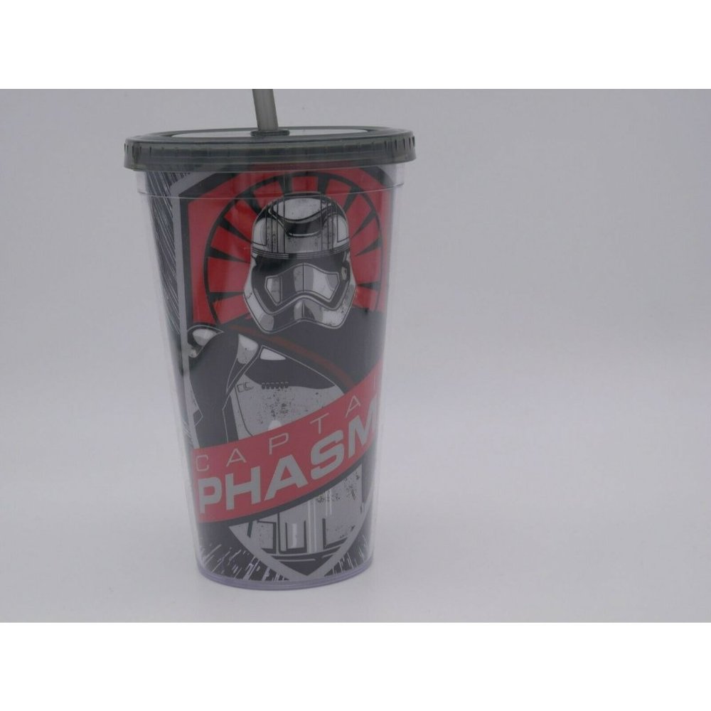 Captain Phasma Reusable Cup With Lid and Straw